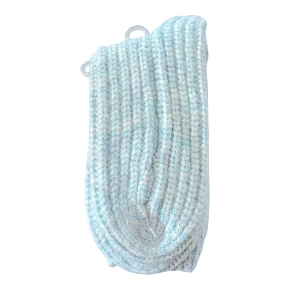 LEMON Chunky Knit Sweater Socks Pink & Mint One Size NEW - Picture 6 of 8